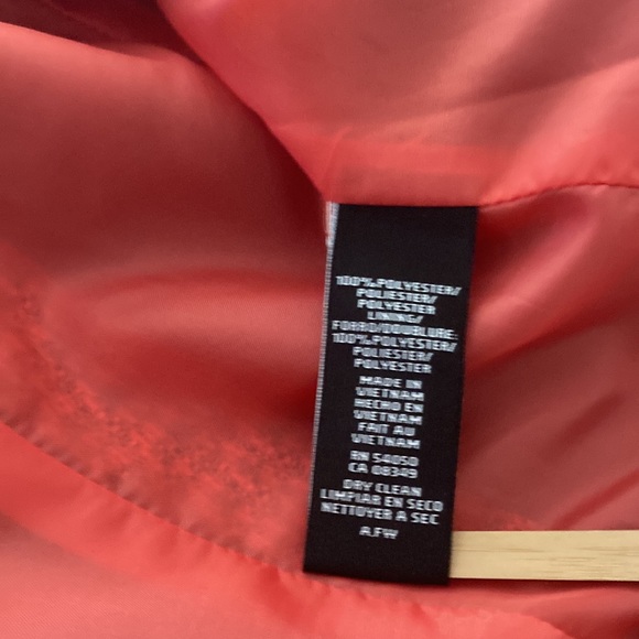 Le Suit Separates Size 12 lined blazer orange with black & cream specs. - Picture 11 of 11